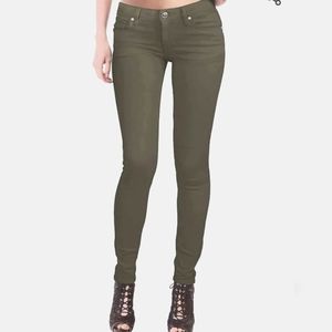 Hybrid & Company Womens Super Stretch Comfy Denim Skinny Jeans Gray Size 7